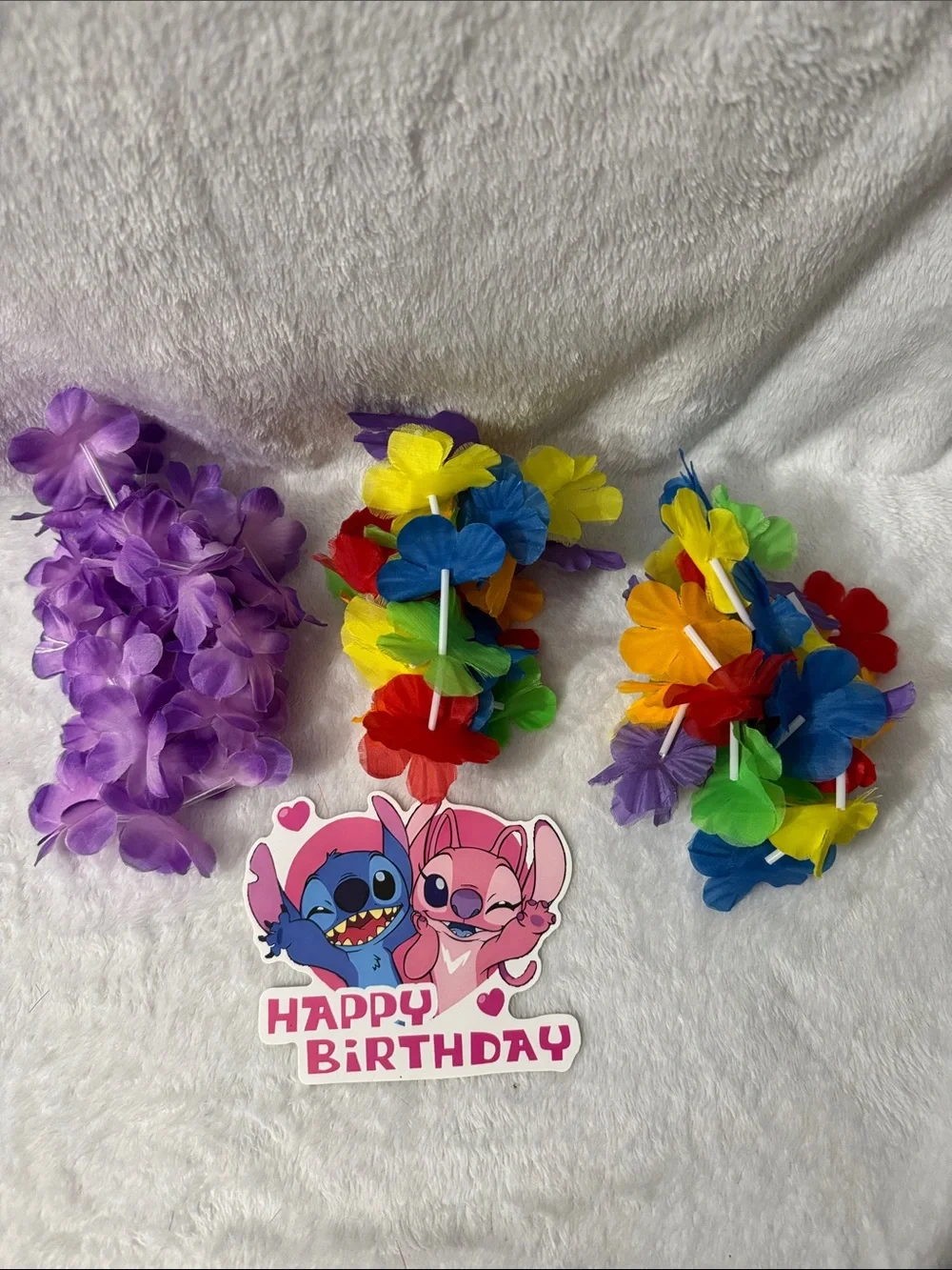 Stitch & Angel Birthday Decorations